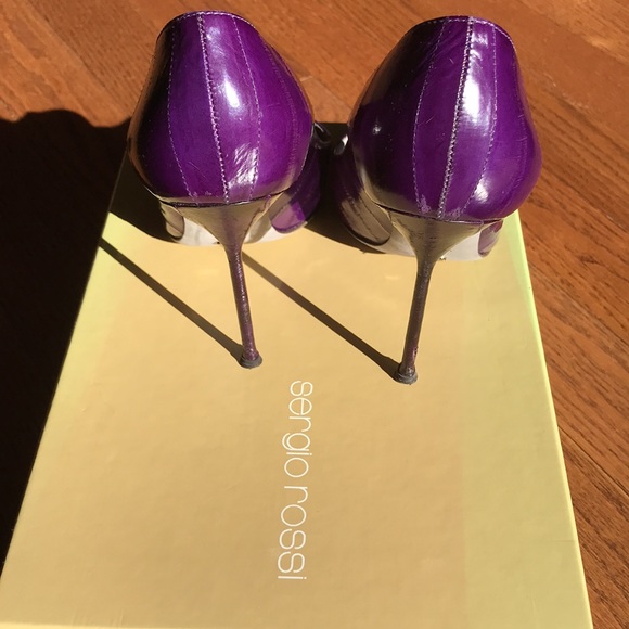 Authentic Eelskin Open Toe Luxury Pumps - Picture 4 of 12